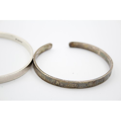 442 - 2 X .925 Bangles Including Ingot Style