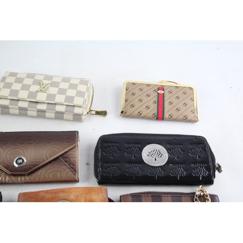 447 - 10 x Assorted Ladies Fashion PURSES Inc Leather, Wallet, Pouch