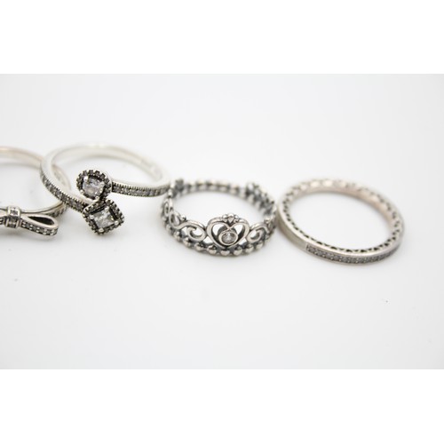 482 - 8 X .925 Assorted Pandora Rings