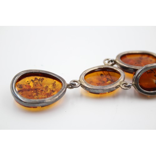 494 - .925 Statement Amber Necklace