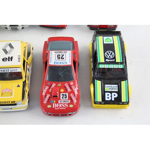 495 - 8 x Assorted Rally Car DIECAST MODELS Inc Renault 14 TL, Citroen CX 2200