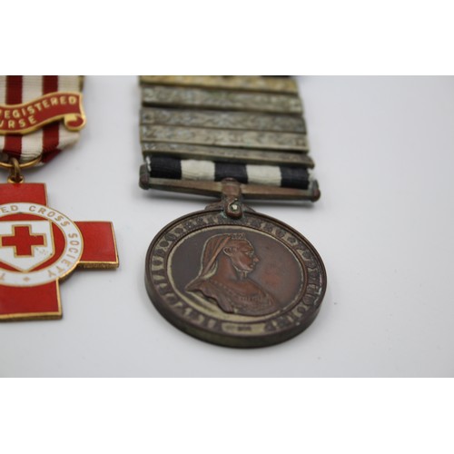 509 - 5 x British Red Cross / Order of St John Medals Inc State Registered Nurse, Etc