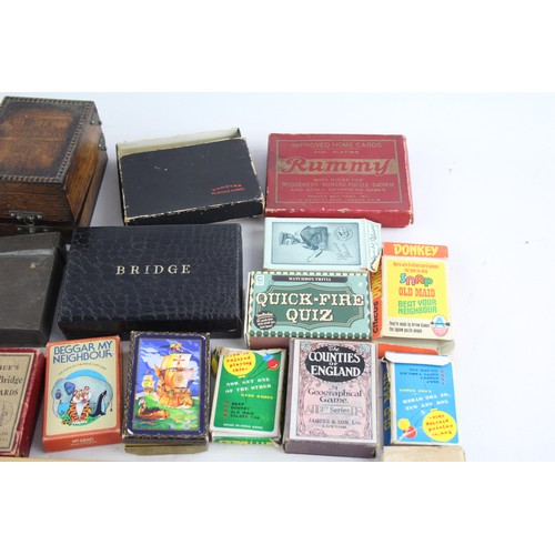 515 - 20 x Assorted PLAYING CARDS & Card Games of Various Designs & Sizes