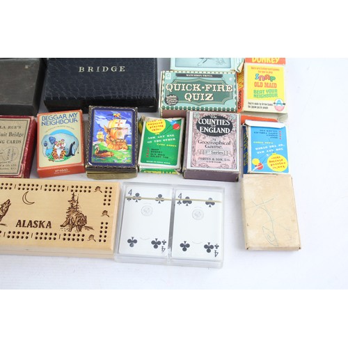 515 - 20 x Assorted PLAYING CARDS & Card Games of Various Designs & Sizes