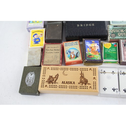 515 - 20 x Assorted PLAYING CARDS & Card Games of Various Designs & Sizes