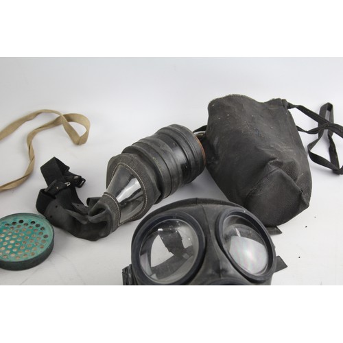 543 - Job Lot of Assorted Militaria Inc Gas Masks, Eyeshields, Flasks, Heliograph Etc