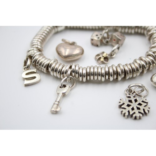 578 - 14 X .925 Links Of London Jewellery Including Charms And Bracelet