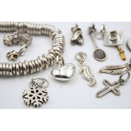 578 - 14 X .925 Links Of London Jewellery Including Charms And Bracelet