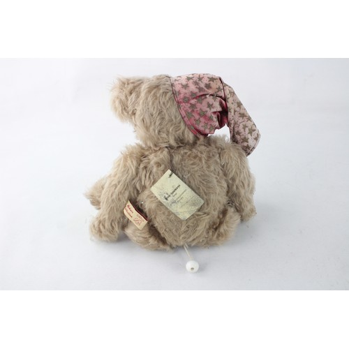 622 - Vintage Grisly Teddy Bear Inc Original Label, Pull-String, Mohair Etc