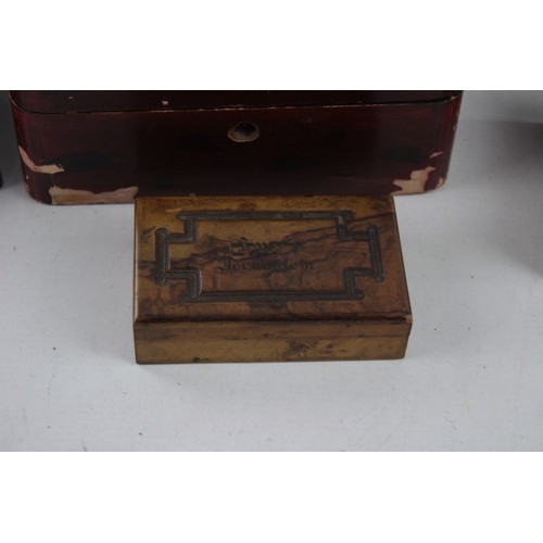 635 - 10 x Assorted Vintage BOXES Inc Olive Wood, Musical, Metal Etc