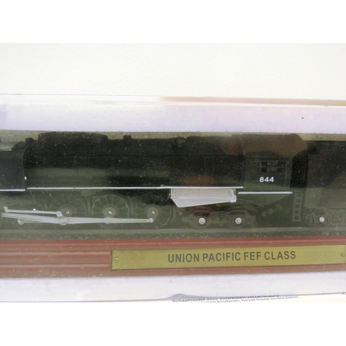43 - SELECTION OF SEVEN BOXED TRAINS- DR 05 CLASS, UNIONN PACIFIC, DB01, DR18201 PACIFIC, A4 CLASS MALLAR... 