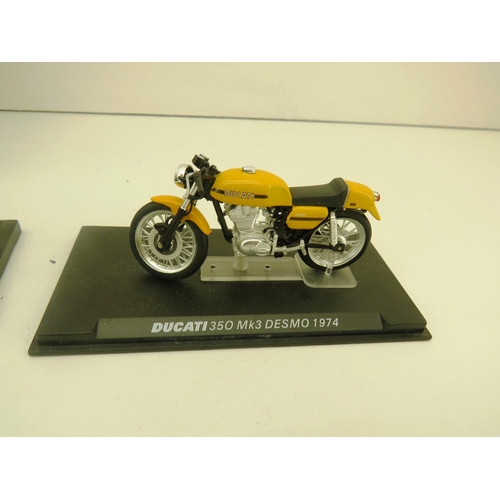 338 - NOVELTY RADIO TIN WITH DIECAST MOTORBIKES