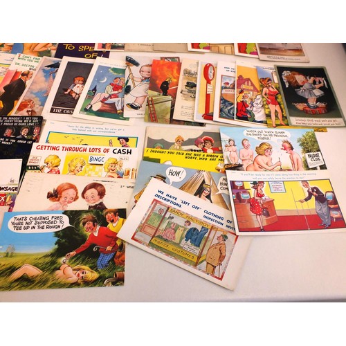 52 - 50 x COMICAL POSTCARDS INCLUDING BAMFORTHS