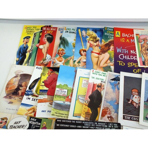 52 - 50 x COMICAL POSTCARDS INCLUDING BAMFORTHS