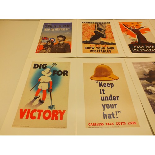 68 - COLLECTION OF WORLD WAR 2 POSTERS