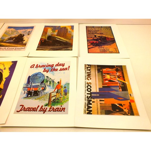 69 - 8 x RAILWAY PRINTS