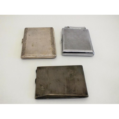 75 - 3 x CIGARETTE CASES - ONE WITH LIGHTER