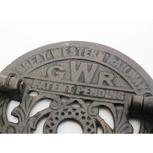 83 - ANTIQUE GREAT WESTERN RAILWAY TOILET ROLL HOLDER