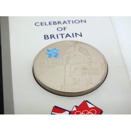 94 - CHURCHILL £5 COIN 2010 ORIGINAL PACKAGING