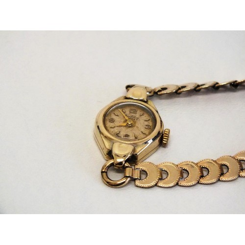 114 - VINTAGE LADIES BETIMA STAR ROLLED GOLD WRISTWATCH