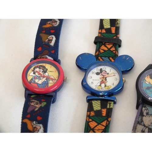 147 - RARE COLLECTABLE DISNEY WATCHES, TIMEX, LORUS, DISNEYLAND PARIS ETC