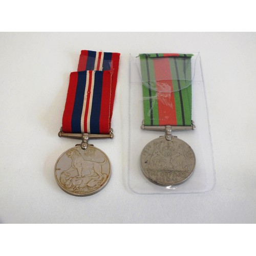 234 - DEFENCE MEDAL AND GEORGE VI MEDAL