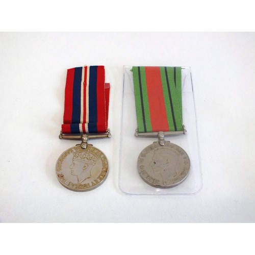 234 - DEFENCE MEDAL AND GEORGE VI MEDAL