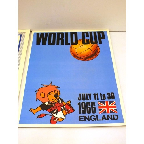 70 - FOOTBALL PRINTS ASTON VILLA V NEWCASTLE, ASTON VILLA V HUDDERSFIELD, CHELSEA, ARSENAL, 66 WORLD CUP