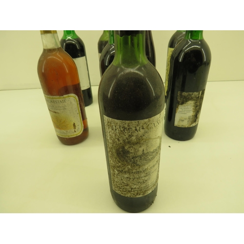 324 - EIGHT VINTAGE BOTTLES OF ALCOHOL