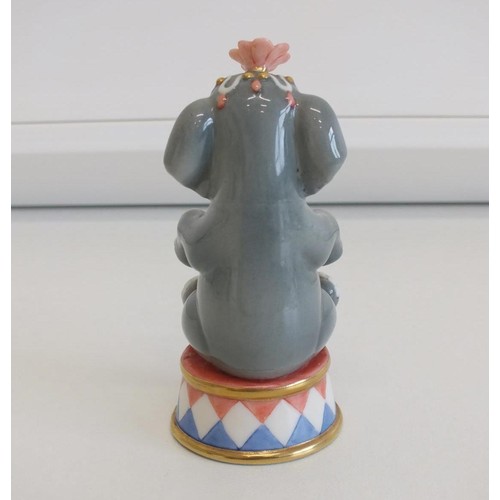 292 - RARE ROYAL COPENHAGEN CIRCUS ELEPHANT FIGURINE FROM THE MAIN CIRCUS COLLECTION SERIES H13cm