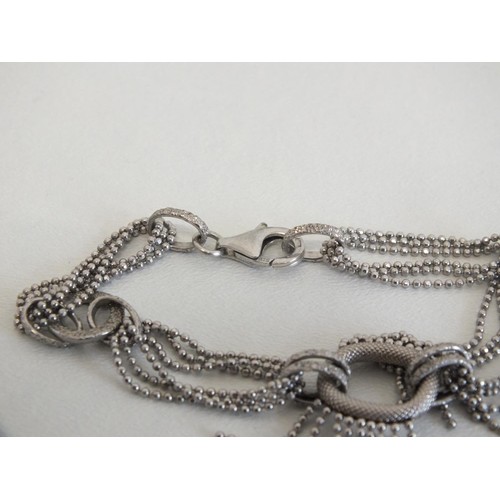 309 - 925 SILVER NECKLACE & BRACELET