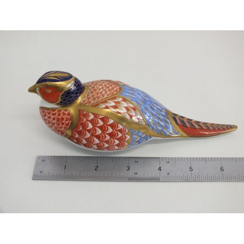 253 - ROYAL CROWN DERBY PHEASANT - SECONDS