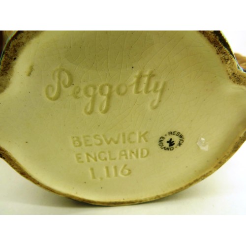 300 - BESWICK NOVELTY TEAPOT, PEGGOTTY No 1116 WITH LID