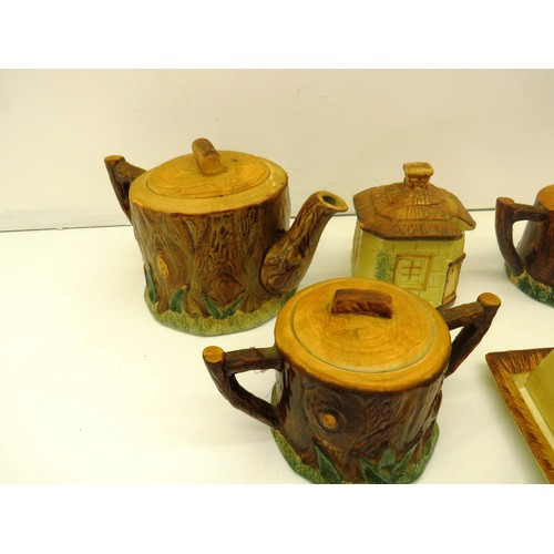 320 - SELECTION OF KEELE POTTERY INCLUDES TEAPOT, JUG etc