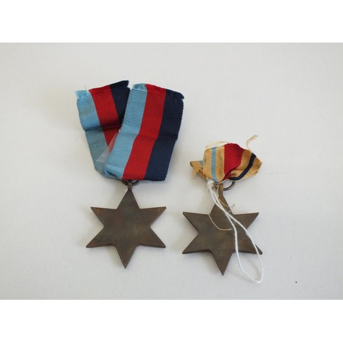 284 - 2x WWII MEDALS TO INCLUDE AFRICA STAR AND 1939-1945 STAR