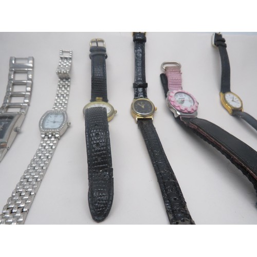 261 - 12 x LADIES QUARTZ WATCHES INCLUDING PULSAR