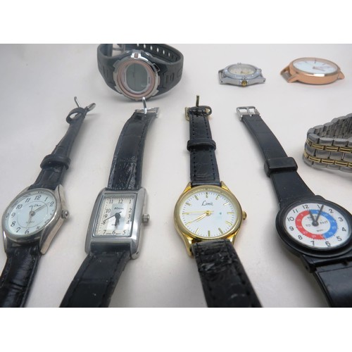 274 - 13 x LADIES QUARTZ WATCHES INCLUDING TIMEX, DIGITAL ETC