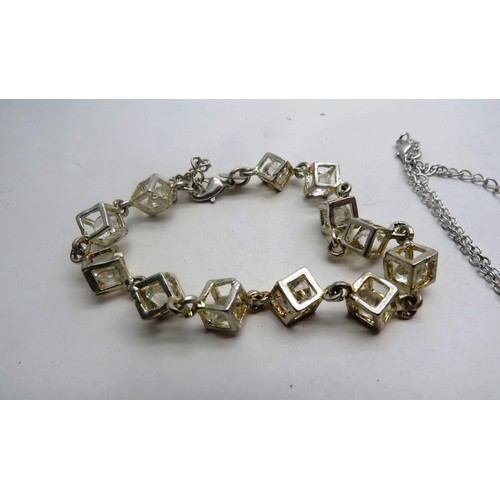 277 - 4 x SILVER BRACELETS