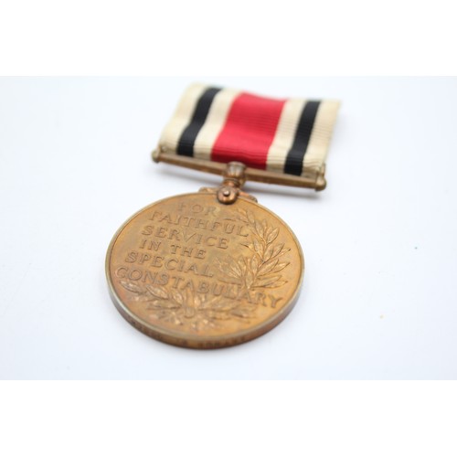 413 - 3 x Medals Inc Boxed National Service Medal & Miniature, GV Special Constabulary