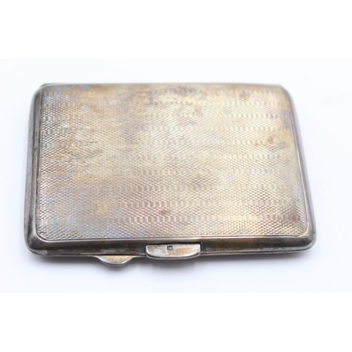 481 - Vintage Hallmarked 1933 Birmingham STERLING SILVER Cigarette Case (57g)