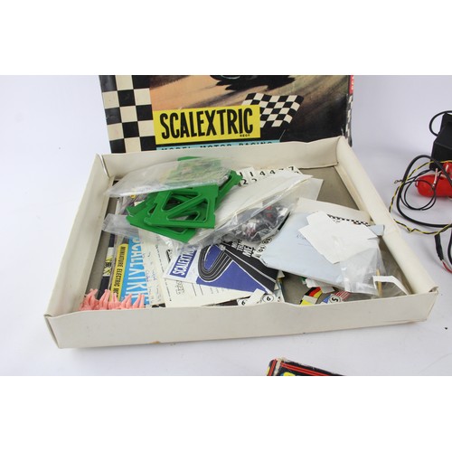 617 - Job Lot Assorted Vintage SCALEXTRIC Inc Boxed, Controllers, Accessories Etc