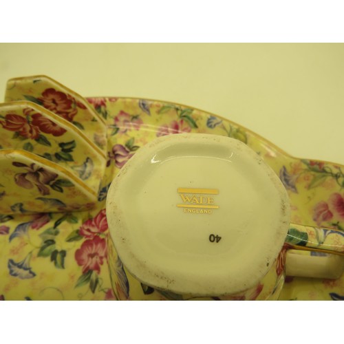 91 - WADE TEA FOR ONE TEA SET