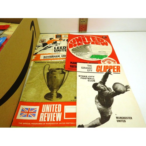 57 - LOT OF FOOTBALL PROGRAMMES 1950`S ONWARD INCLUDES LEEDS UNITED, TOTTENHAM HOTSPUR ETC