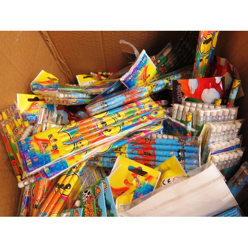 103 - MIXED PENCILS KEY TAGS, RUBBERS, GLIDERS