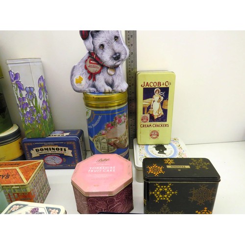 121 - 30 x ASSORTED LOT OF TINS