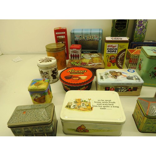 121 - 30 x ASSORTED LOT OF TINS