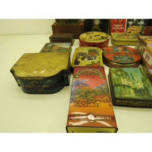 126 - COLLECTION OF VINTAGE TINS