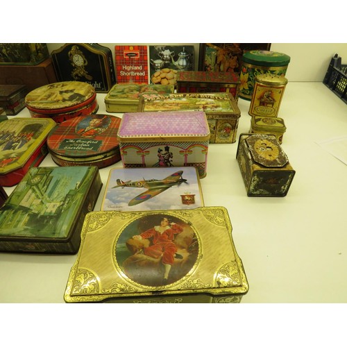 126 - COLLECTION OF VINTAGE TINS