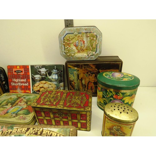 126 - COLLECTION OF VINTAGE TINS