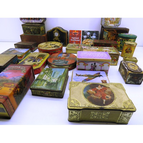 126 - COLLECTION OF VINTAGE TINS